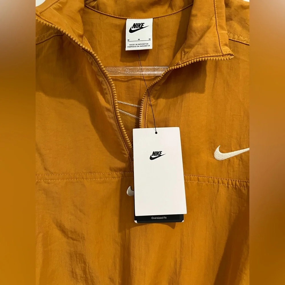Nike‎ Swooshwear Nylon Desert Ochre/Orange Dress Sz. M NWT